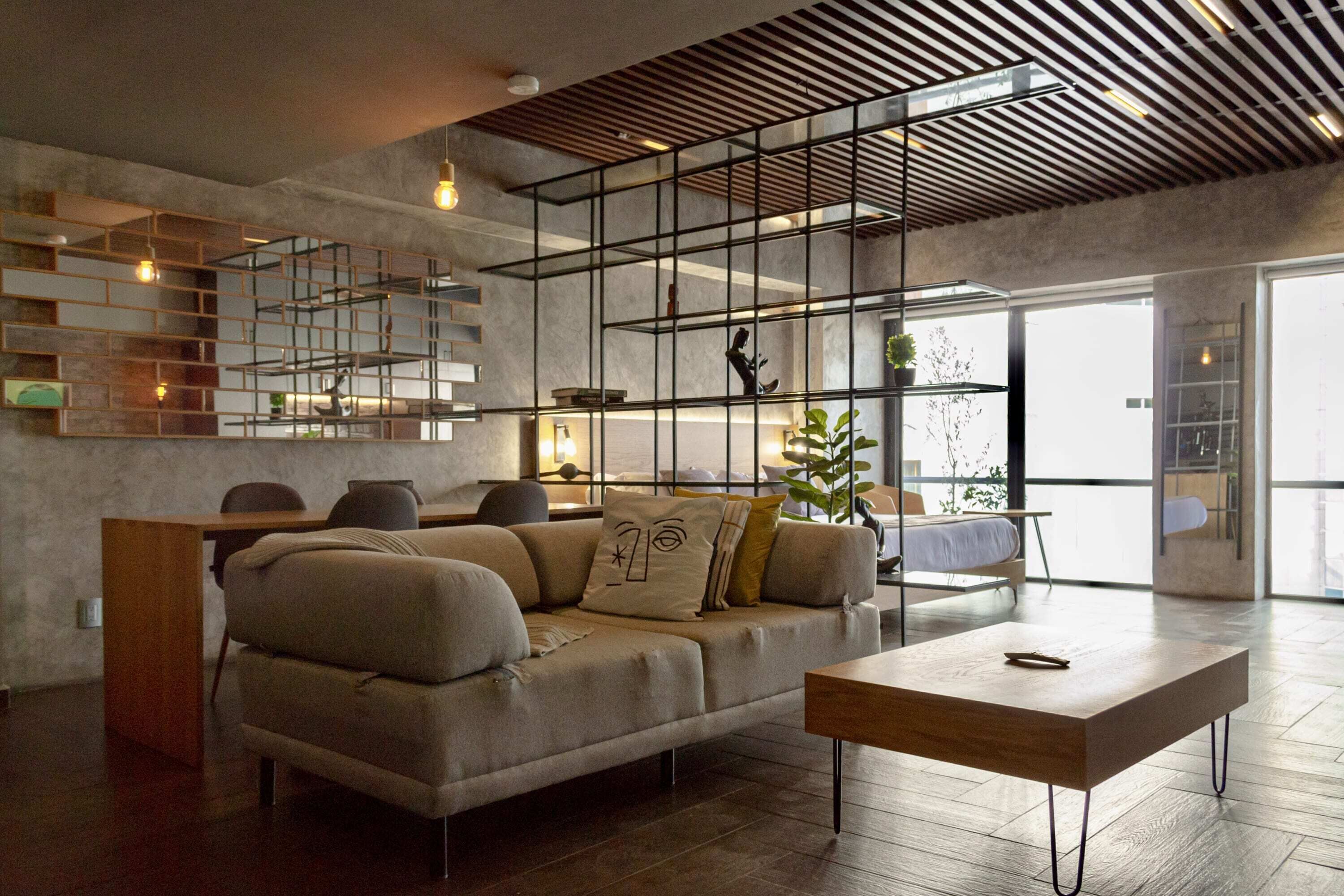 Tv, en stereo och kontor