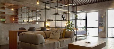 TV, stereo, offices