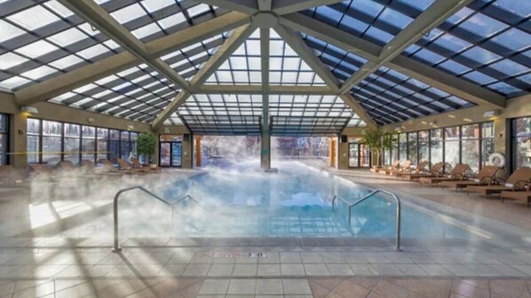 Indoor pool, outdoor pool