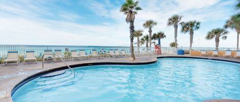 Una piscina climatizada