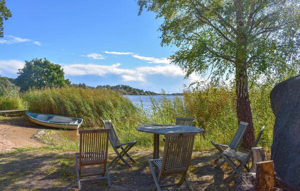 Outdoor dining - Awesome home in Ronneby with WiFi (Ronneby)