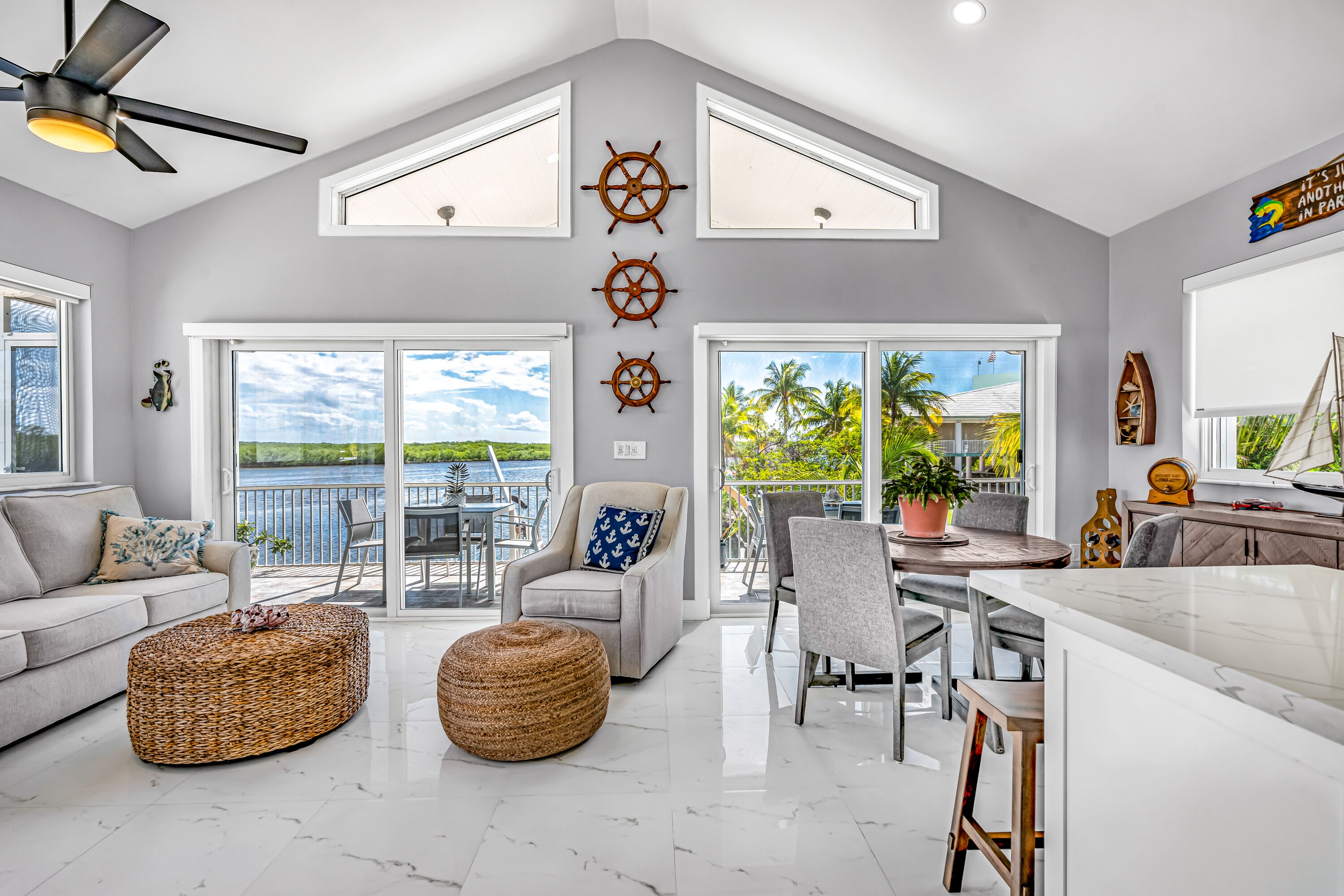 Smart TV, fireplace, video games, foosball