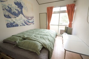 1 bedroom, desk, WiFi, bed sheets - Carden House Ozasa 202 - Garden House Kosasa 202 / Fukuoka Fukuoka (Fukuoka)