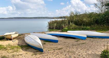 Nice home in Tyringe with lake view