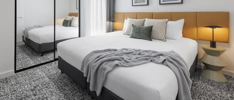 1 habitación, ropa de cama hipoalergénica y minibar