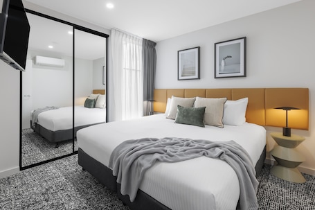 1 habitación, ropa de cama hipoalergénica y minibar