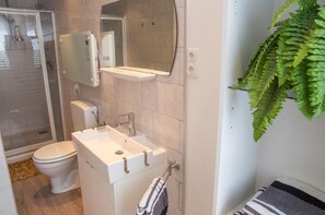 Shower, hair dryer