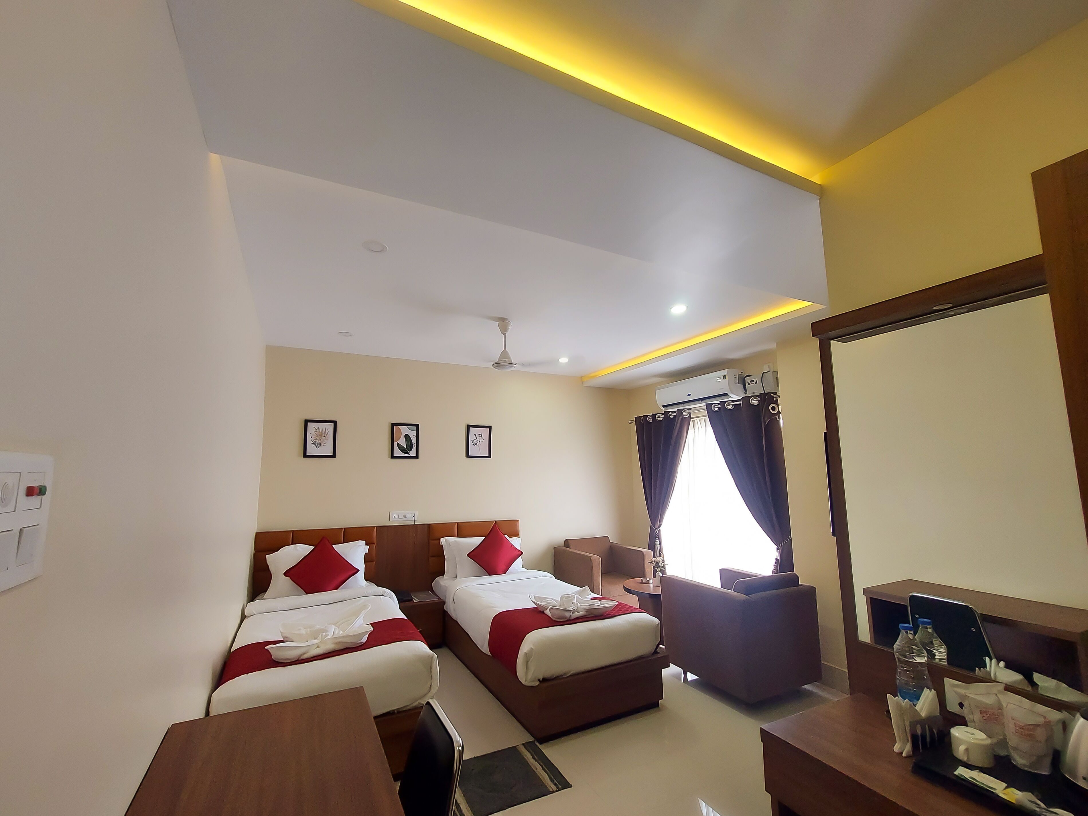 Premium bedding, free WiFi, bed sheets