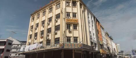 Majoituspaikan julkisivu