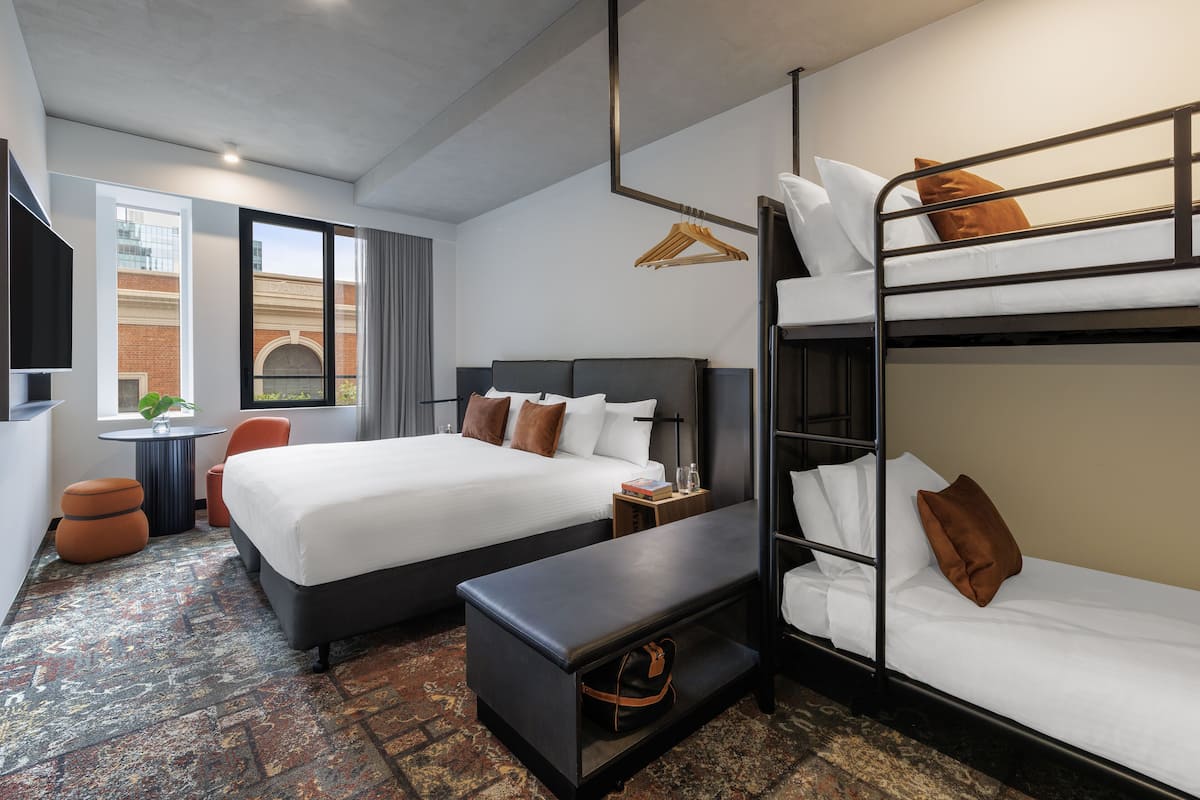 1 slaapkamer, een minibar, een kluis op de kamer