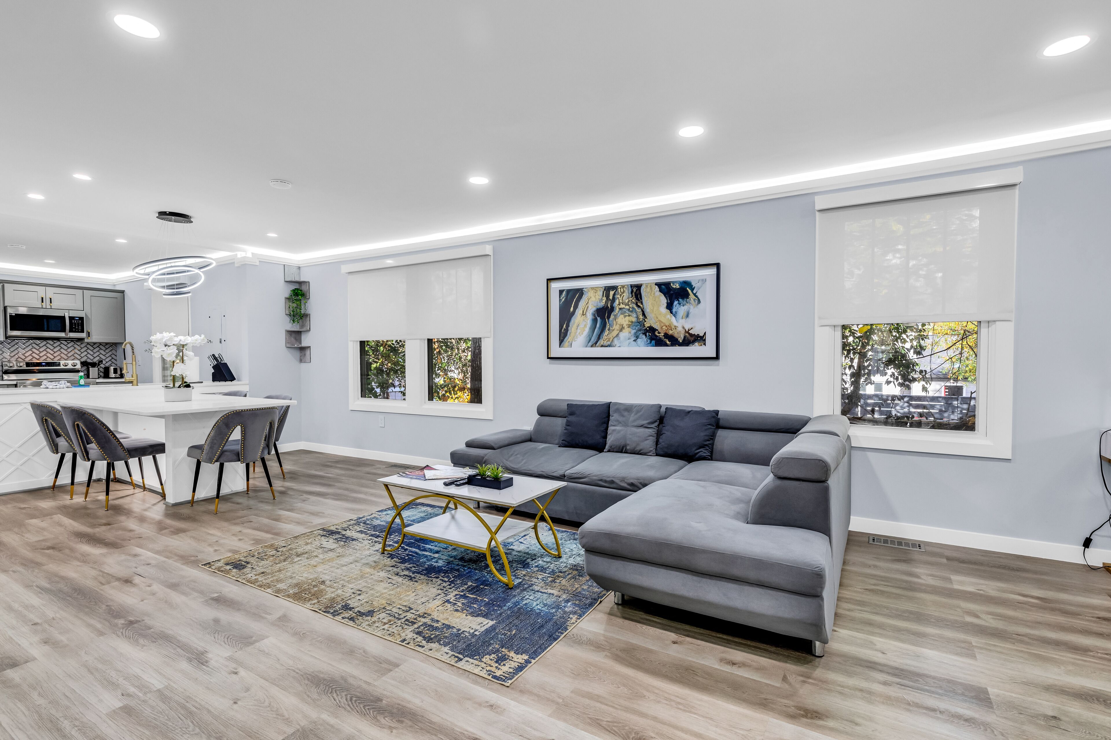 Casa de campo Prestigio, 3 habitaciones, para no fumadores, Terraza | Sala de estar | Smart TV de 55 pulgadas con canales digitales y televisión 