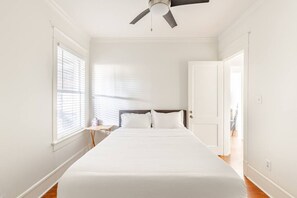 Desk, iron/ironing board, travel crib, free WiFi