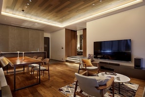 Suite, Nichtraucher (PENTHOUSE) | Essbereich im Zimmer