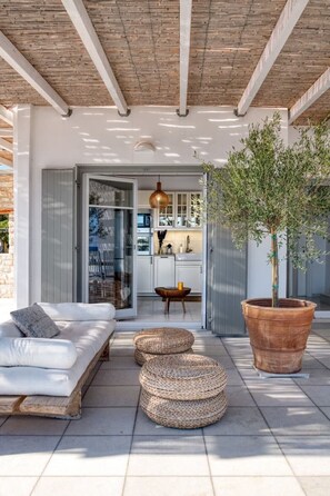 Terrace/patio - The view 1 (Santa Maria Paros Νάουσα)