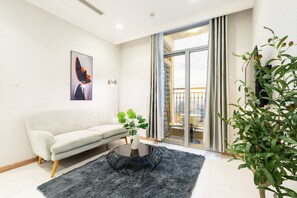 Apartamento luxo | Individualmente mobiliados, Wi-Fi de cortesia, roupa de cama