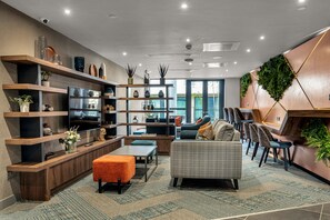 Sala de estar en el lobby