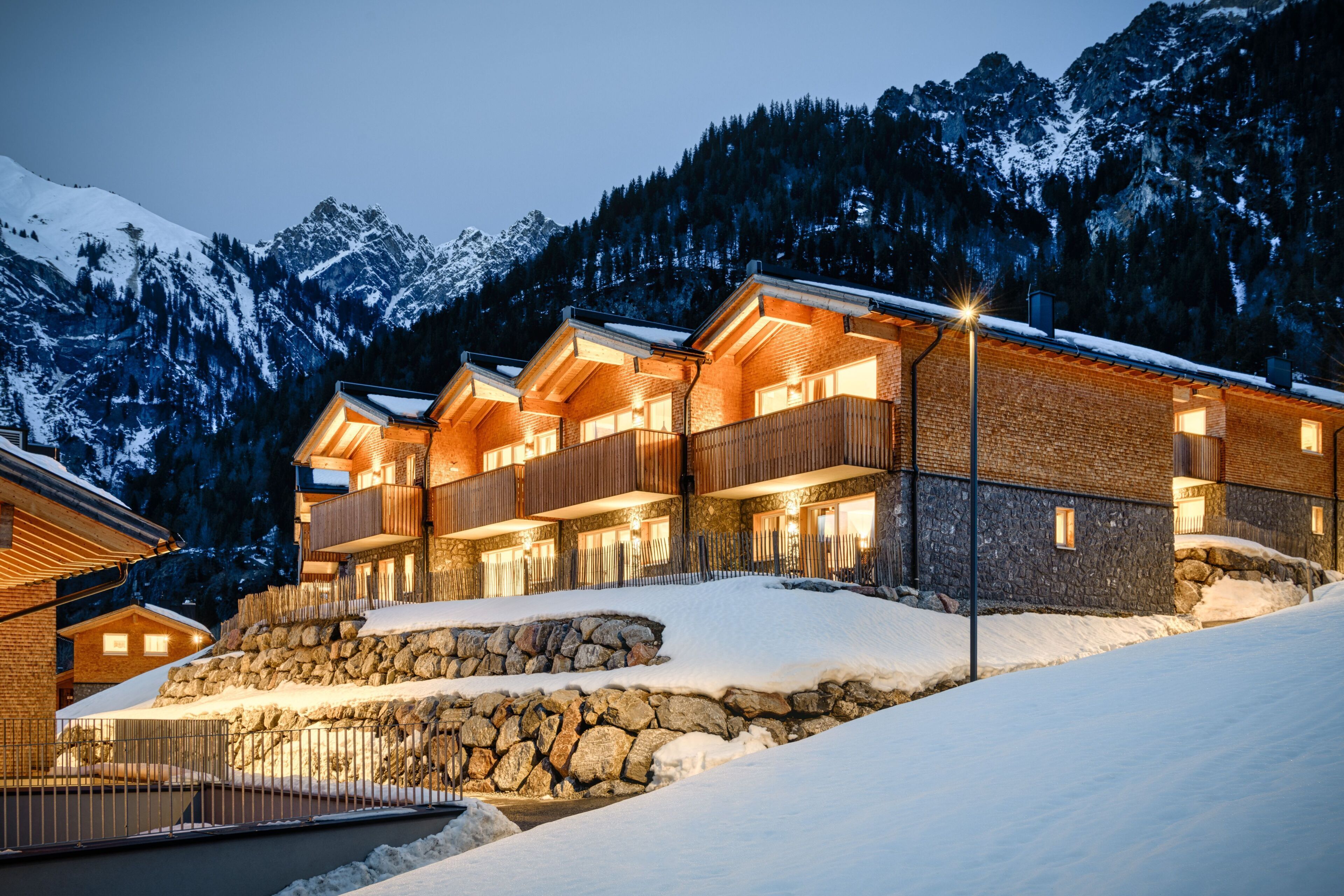 Außenanlage Winter