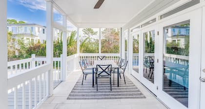 Luxury Beach House, Private Pool & Jacuzzi, Ocean Views by Tybee Cottages