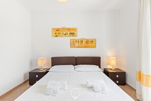 1 makuuhuone, silitysrauta/-lauta, vauvan matkasänky, Wi-Fi
