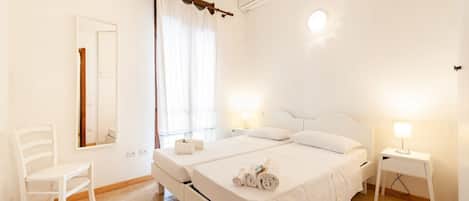 2 bedrooms, iron/ironing board, travel crib, WiFi