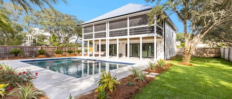 Una piscina climatizada