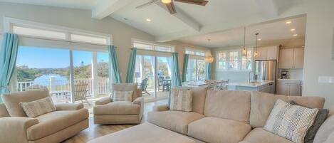 TV connectée, cheminée