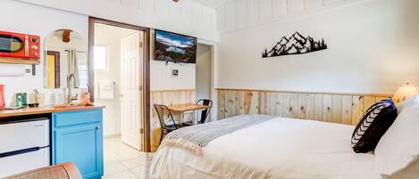 1 dormitori, escriptori, wifi i roba de llit