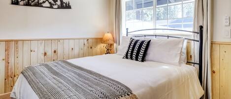 1 dormitorio, escritorio, tabla de planchar con plancha y wifi gratis