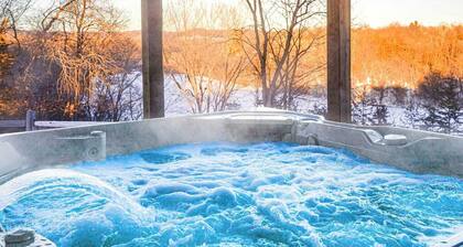 Lake views! Hot tub! Family & pet friendly!