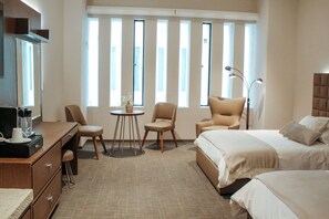 Habitació doble de luxe | 1 dormitori, roba de llit d'alta qualitat i cobrellits 