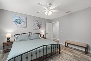 3 bedrooms, iron/ironing board, free WiFi, bed sheets