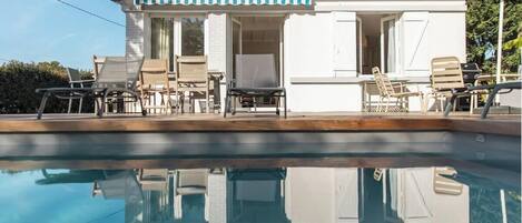 Una piscina climatizada