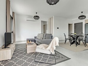 Living room - Sanders Only - Charming 2-bdr Apt With Balcony (Limassol)