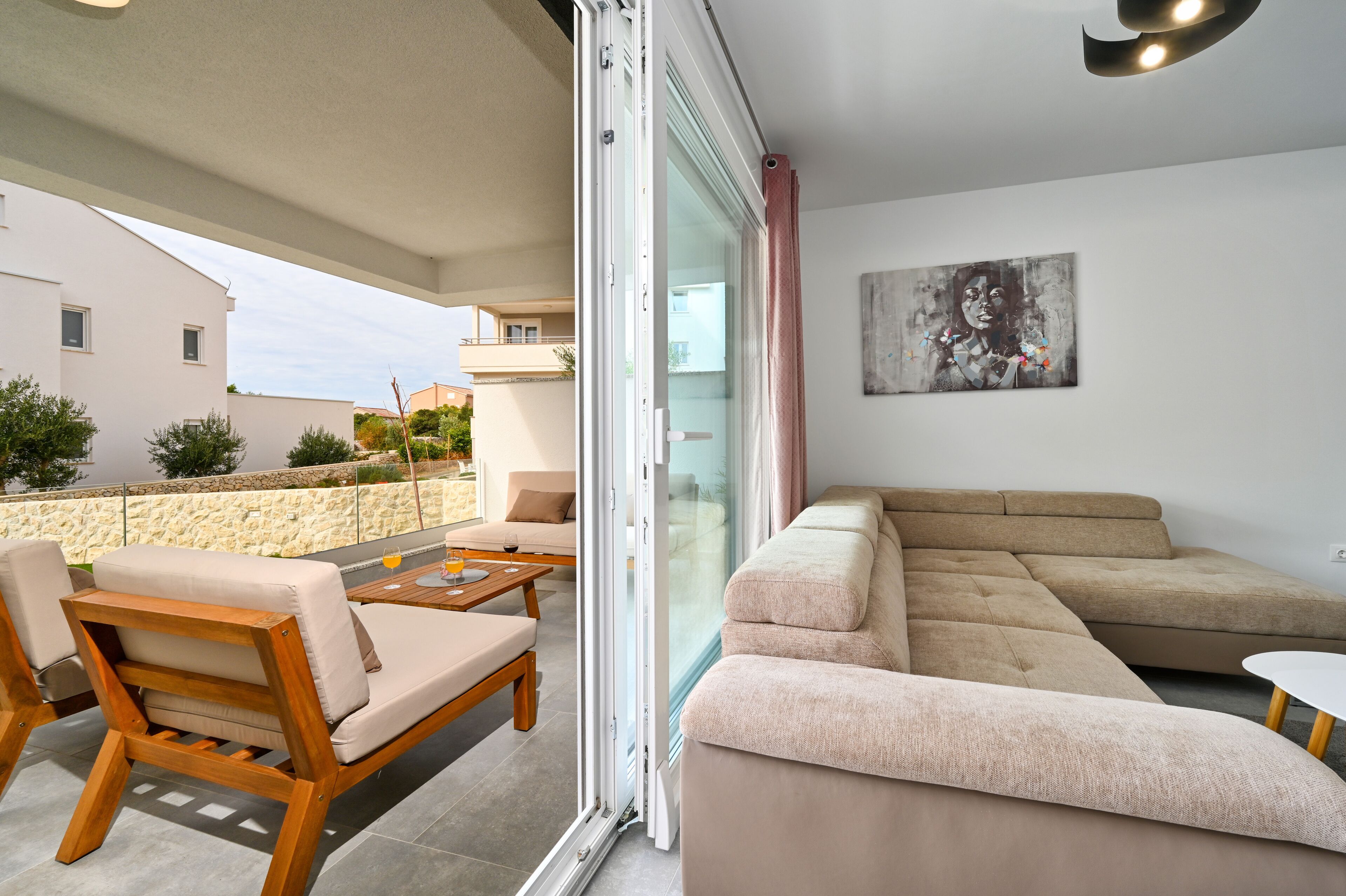 Deluxe Apartment, 2 Bedrooms, Private Pool | View from room