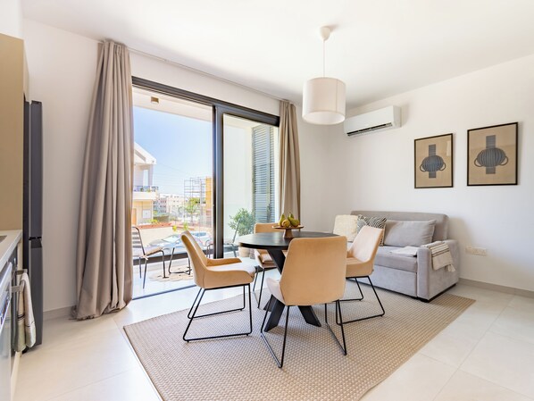 Living room - Sanders Only - Ideally Planned Studio With Balcony (Limassol)