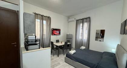 Civic 10 II Spacious studio apartment with terrace above at Sassari Center