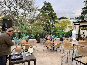 Terrace/patio - HOTEL 9.5 SAN FERNANDO (Cali)