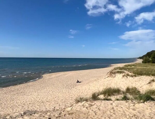 Sun loungers, beach towels
