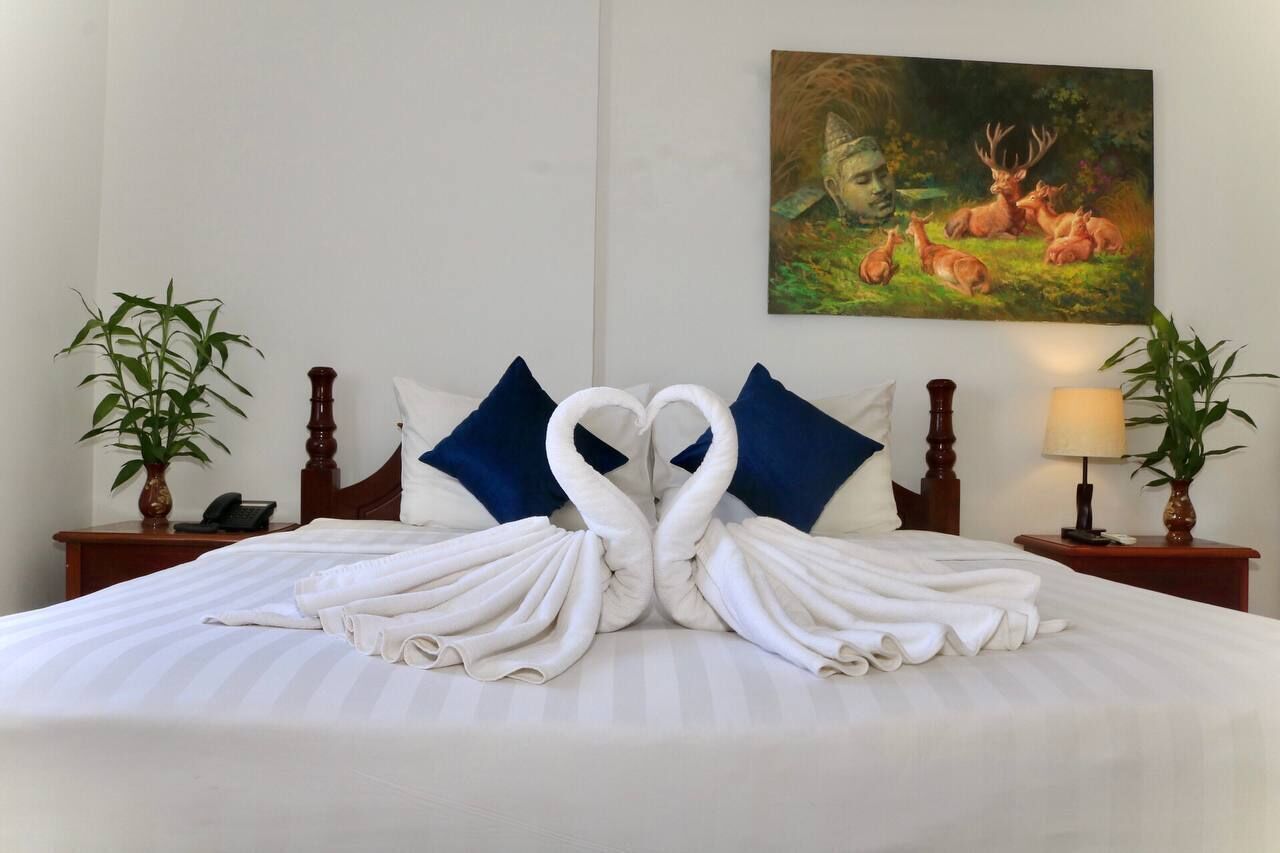 Hypo-allergenic bedding, pillow-top beds, minibar, desk