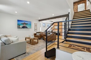 TV, offices - Private Hot Tub | 2-Home Retreat | Sleeps 16 (Cleveland)