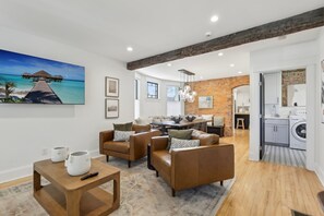TV, offices - Private Hot Tub | 2-Home Retreat | Sleeps 16 (Cleveland)