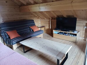 Fernseher, Kamin