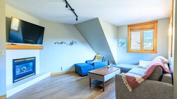 Smart TV, fireplace, offices