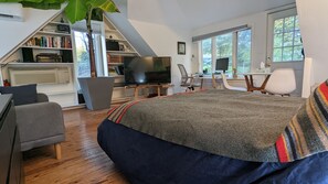 1 Schlafzimmer, Reisekinderbett, kostenloses WLAN, Bettwäsche