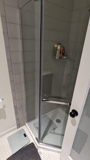 Shower, hair dryer, towels, soap - Private two story guesthouse in Takoma Park (Takoma Park)