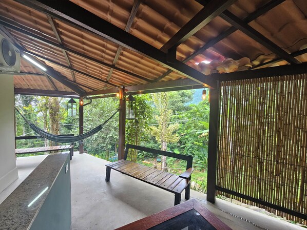 Panoramic House, 2 Bedrooms, Non Smoking, Mountain View | Terrace/patio - Green Area House (Angra dos Reis)