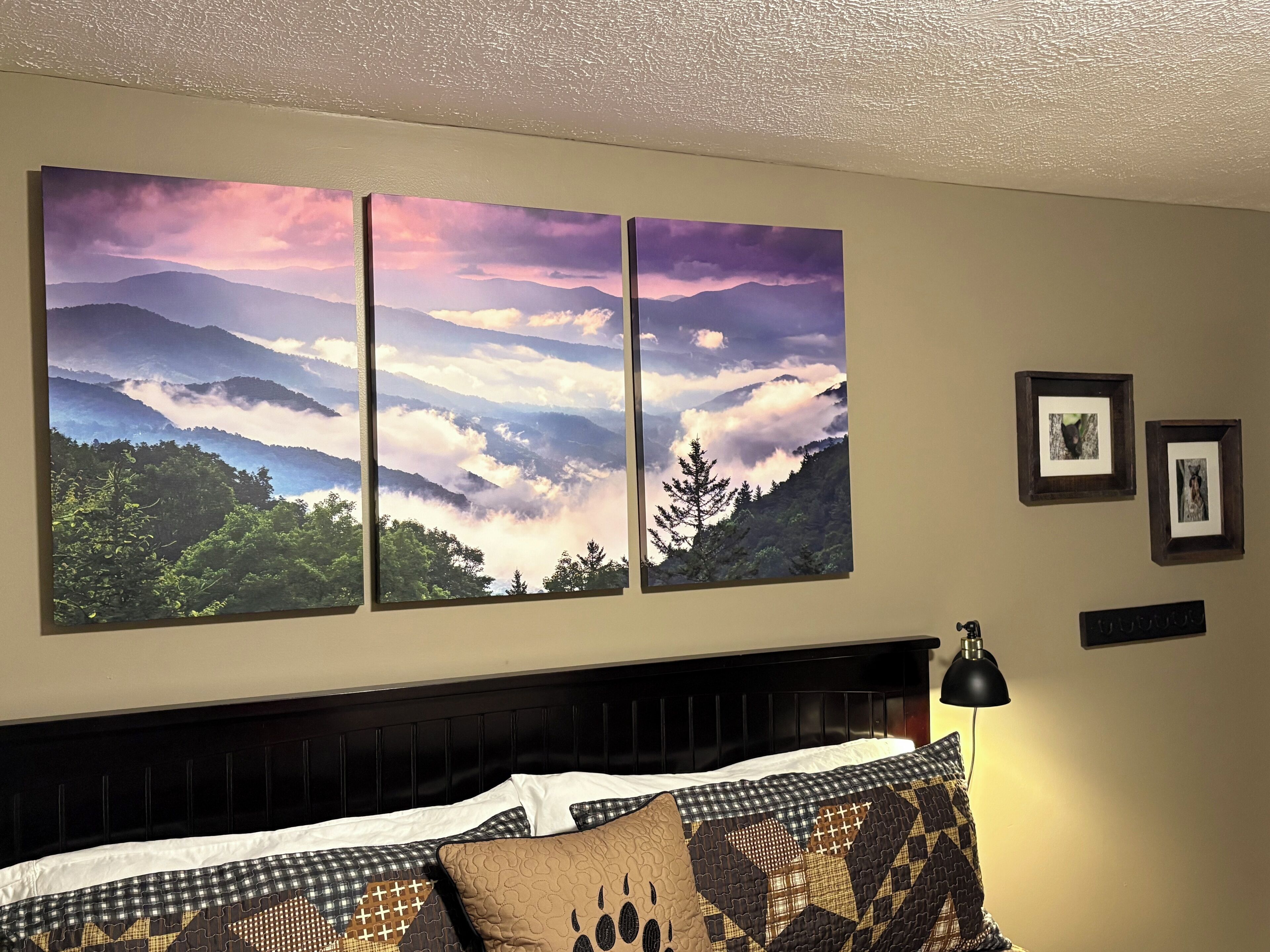 2 bedrooms, desk, iron/ironing board, travel cot