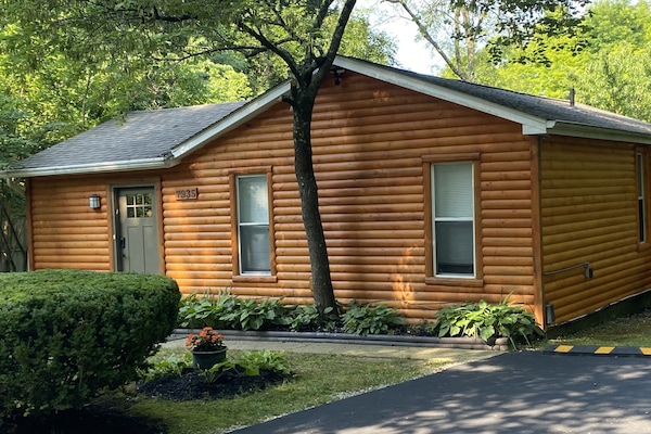 front of house in summer