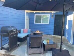 Terrace/patio - Cozy, relaxing guest house in San Marcos! (San Marcos)