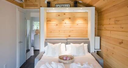 Luxury Tiny Home Ski Cabin with Barrel Sauna Room!